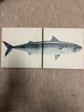 IKEA Pjatteryd Fish Canvas Art Print 10x10